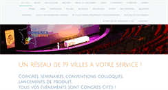 Desktop Screenshot of congres-cites.fr