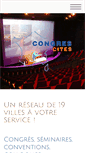 Mobile Screenshot of congres-cites.fr